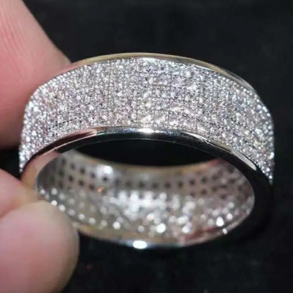 NEW Stainless Steel 8mm Ring Engagement Wedding Anniversary